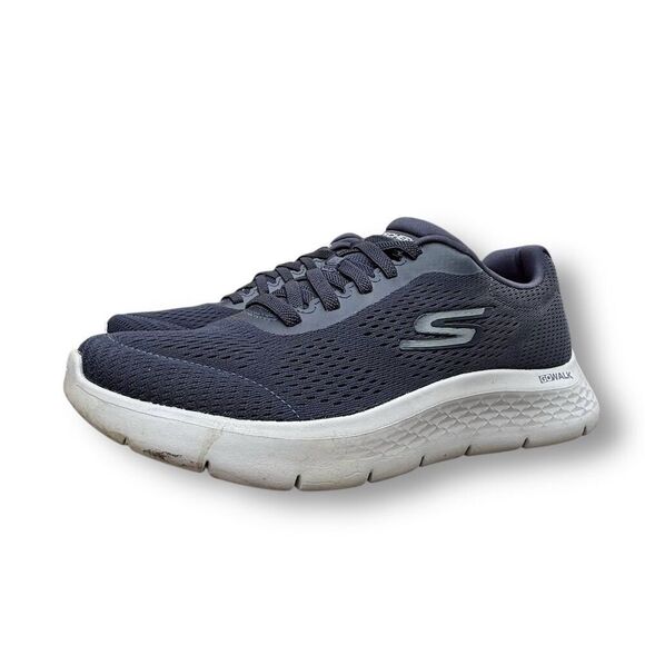 Skechers Gogamat Men's Go Walk Flex Remark Walking Shoes Navy Size 8 - Picture 2 of 14